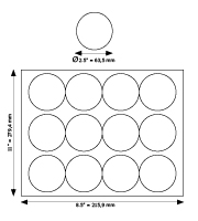 Product#6163 2.5″ x 2.5 ″